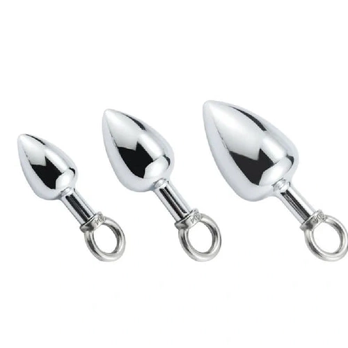 Anal Hooks with Cock Steel Anal 4663 Set Hook DiscreetChoice Ring Stainless 0929